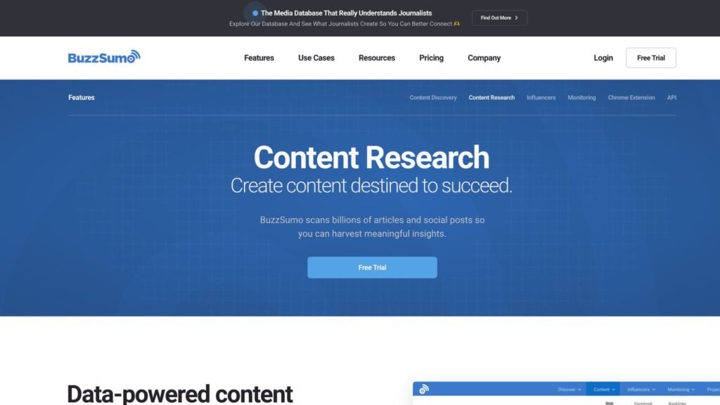 Buzzsumo Content Benchmarking