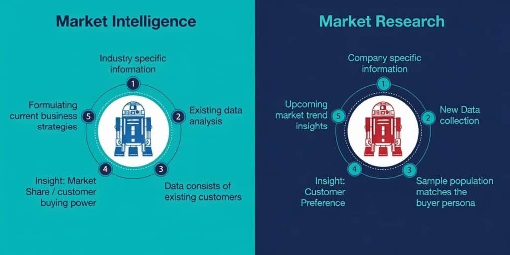 Market Intelligence Vs Market Research