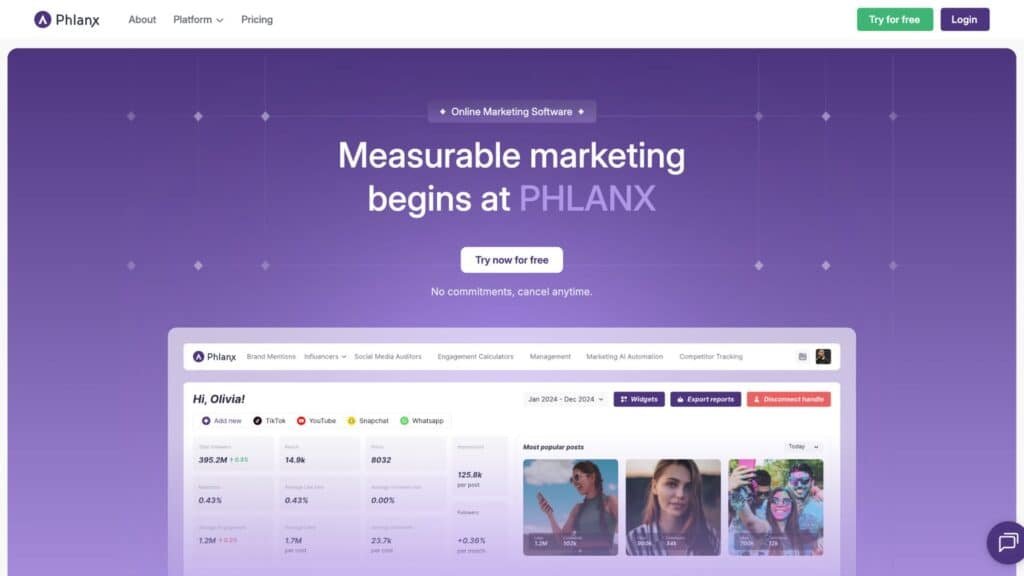 Phlanx Social Media Engagement Analysis