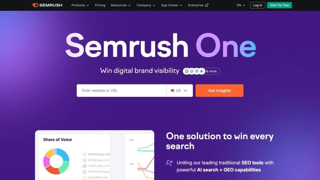 SEMrush Comprehensive SEO Suite