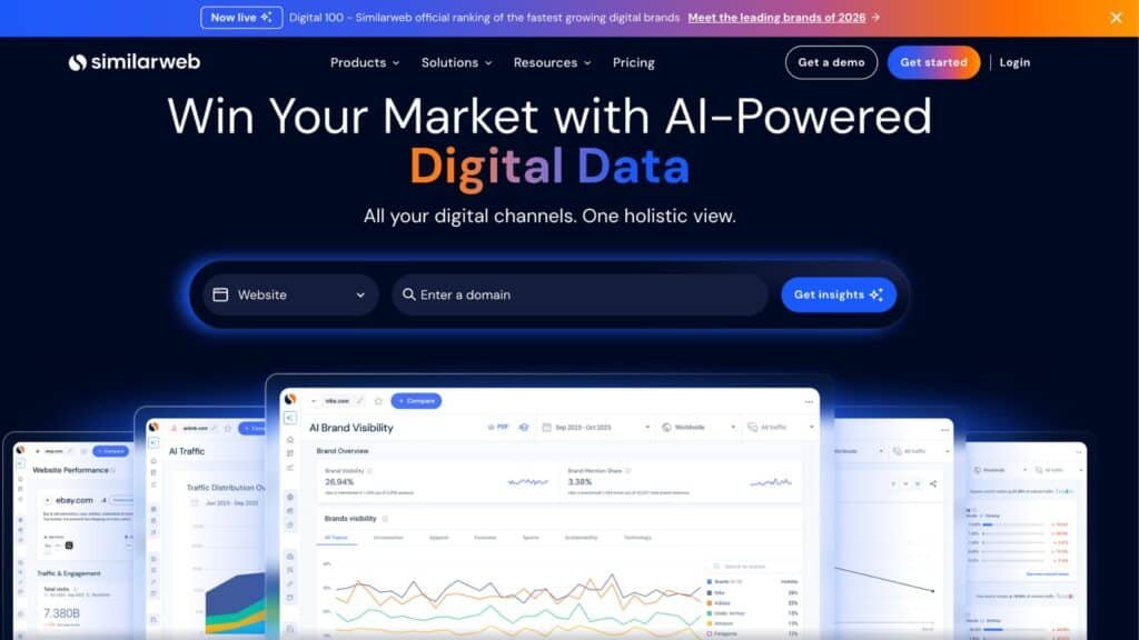Similarweb AI-Driven Digital Data Intelligence