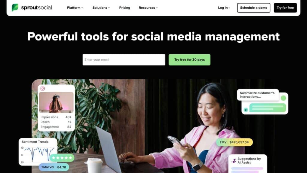 Sprout Social Comprehensive Social Media Tool